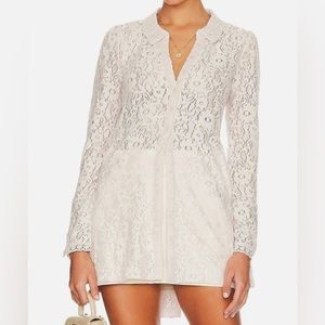 FREE PEOPLE Champagne Lace HEATHER SwingHem Tunic NWT